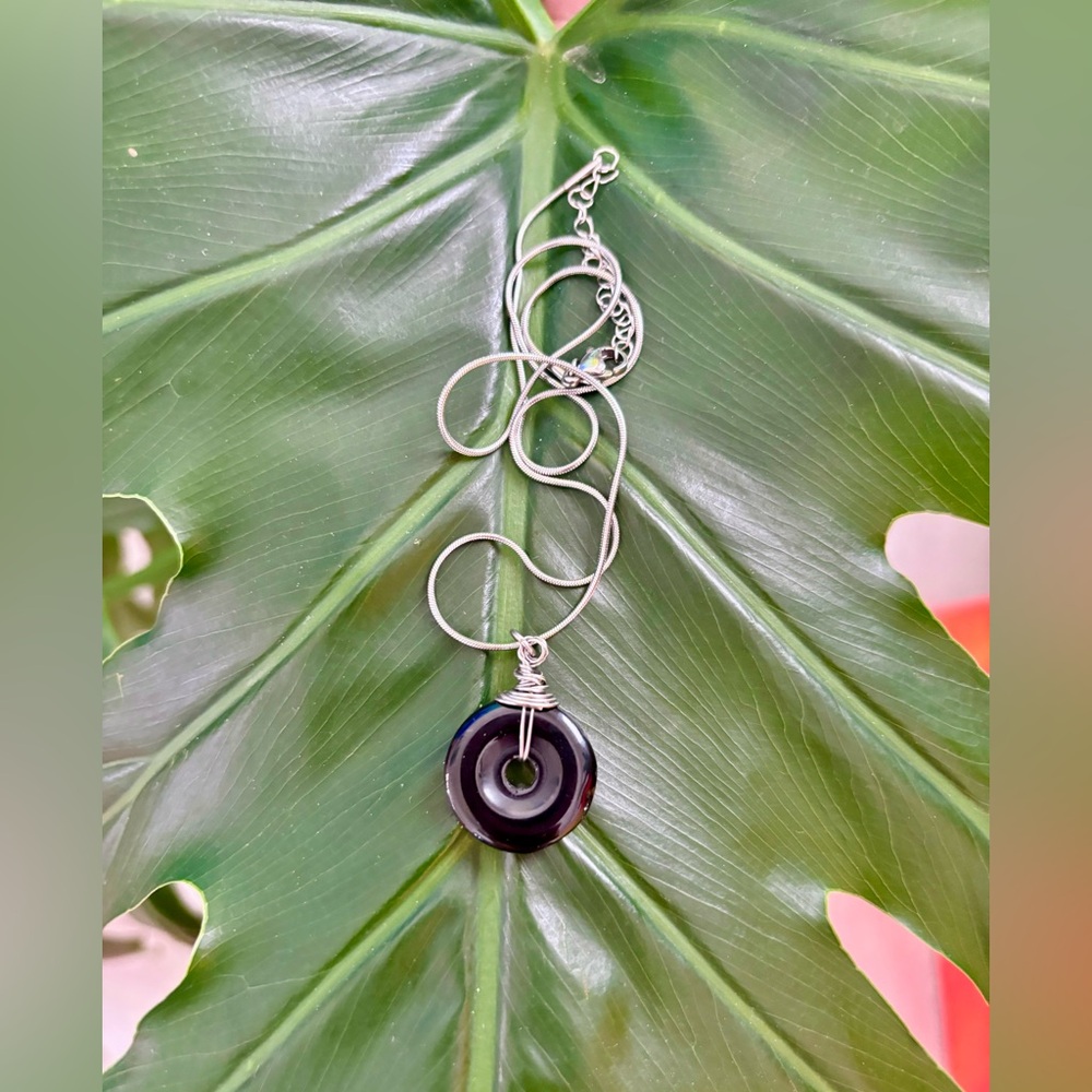 Black Obsidian necklace